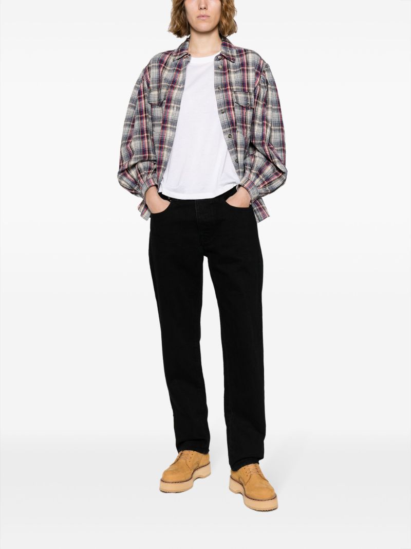 Black John Straight-leg Jeans