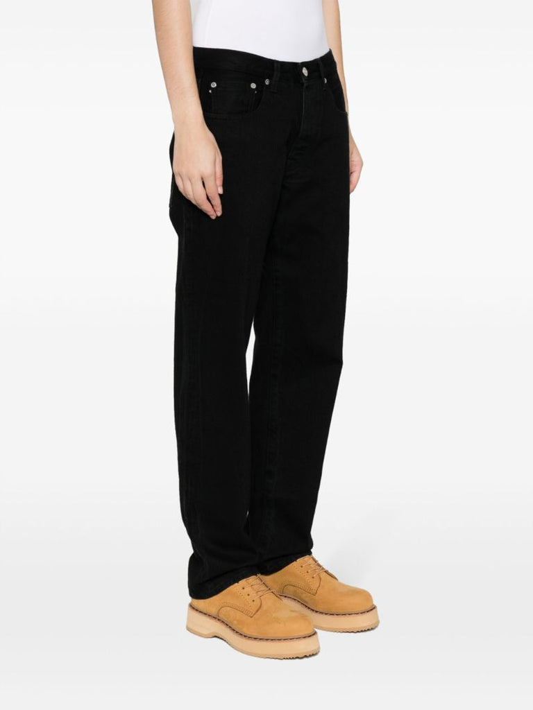 Black John Straight-leg Jeans
