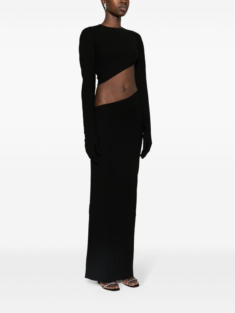 Black Gisele Cut-out Gown