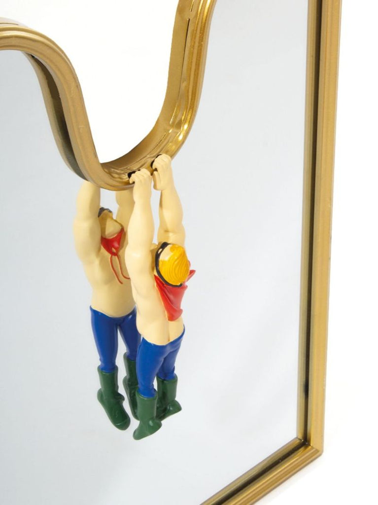 Gold-tone Circus Mirror