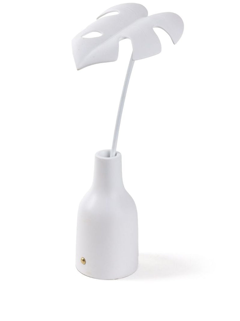 White Leaf Portable Table Lamp