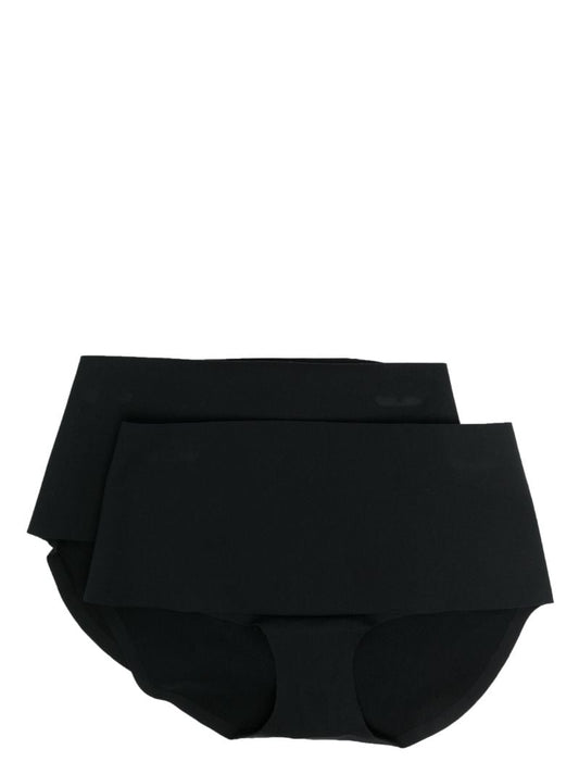 Black Undetectable High Waist Brief Set