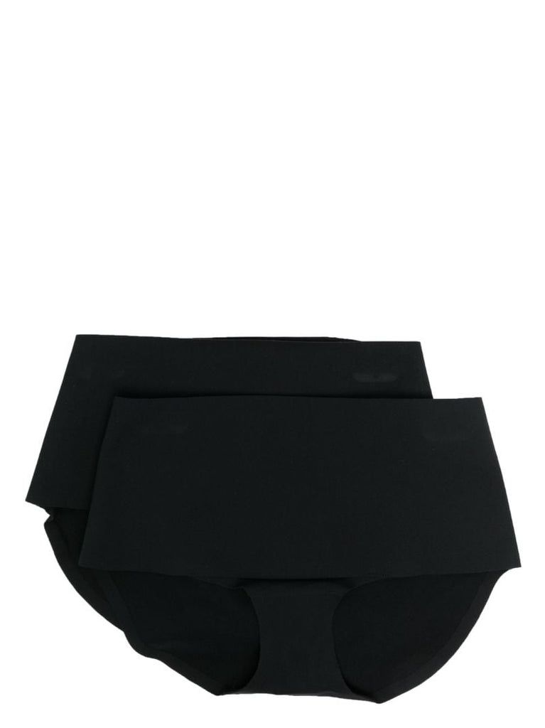 Black Undetectable High Waist Brief Set