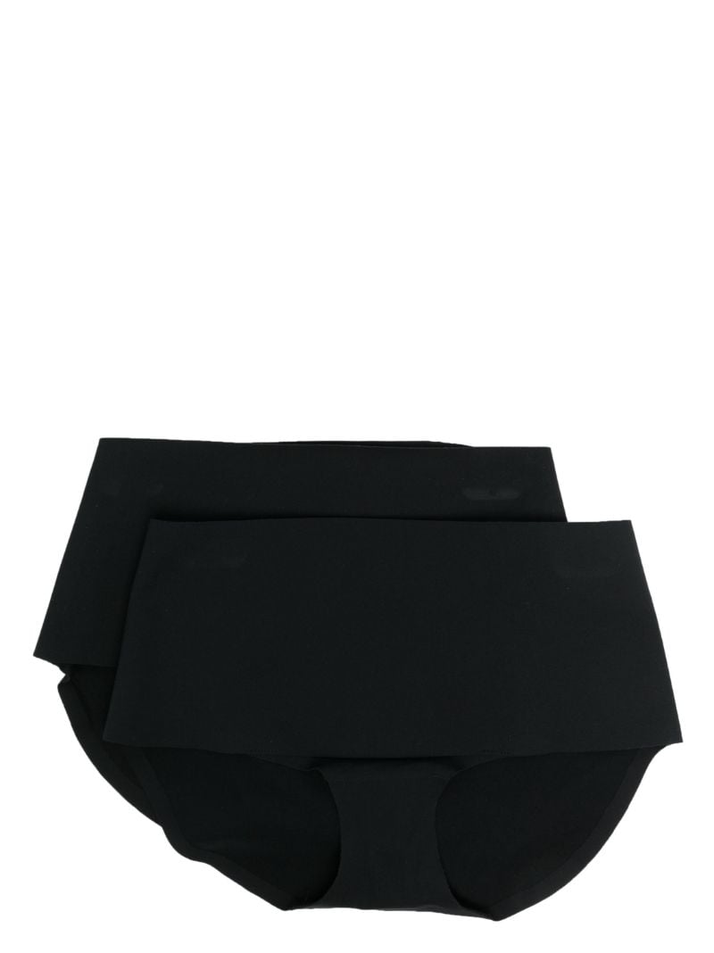 Black Undetectable High Waist Brief Set