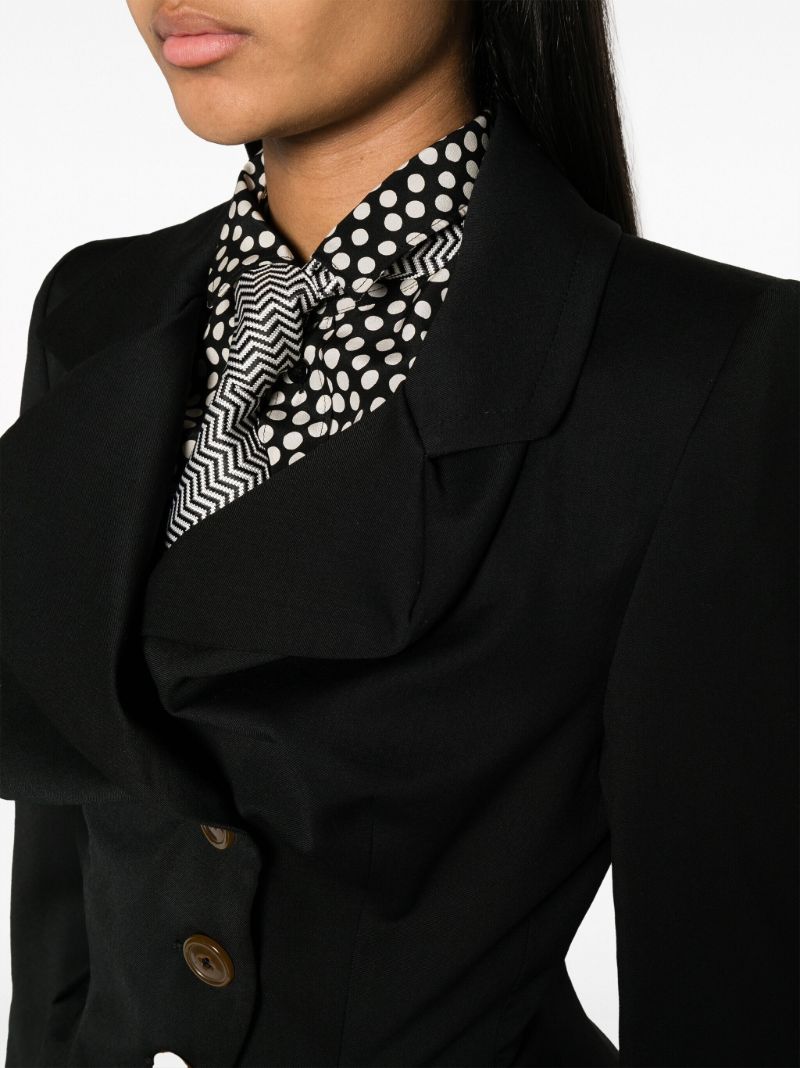 Black Drunken Tailored Jacket