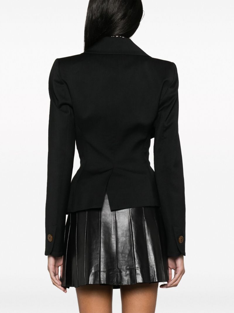 Black Drunken Tailored Jacket