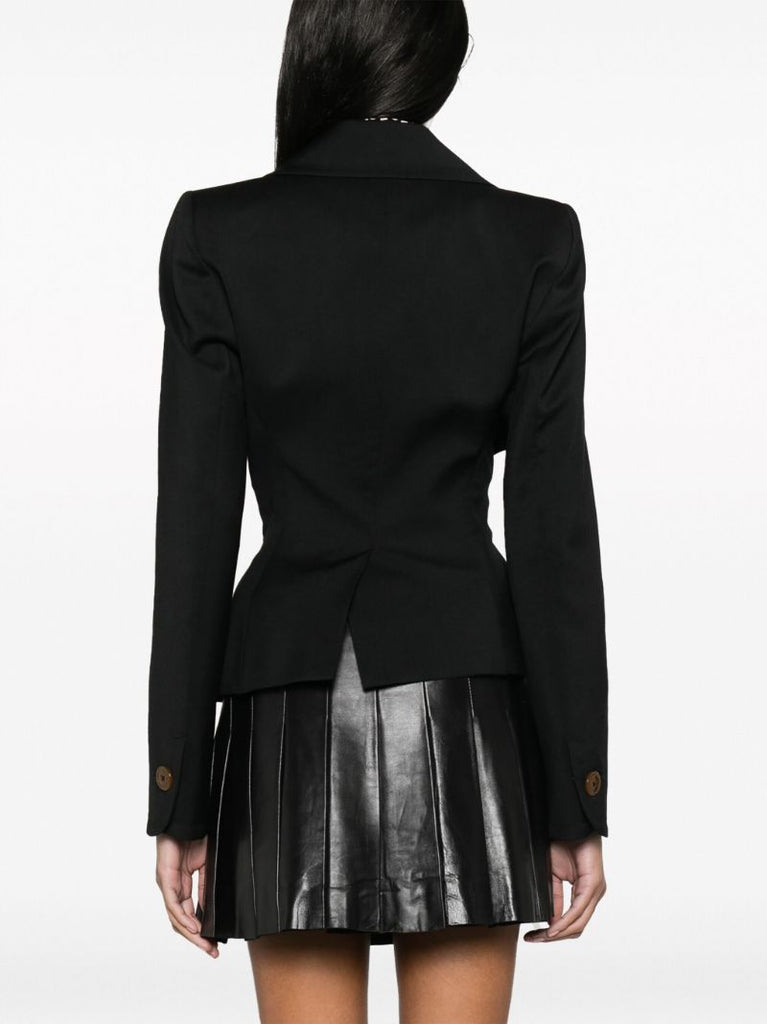 Black Drunken Tailored Jacket