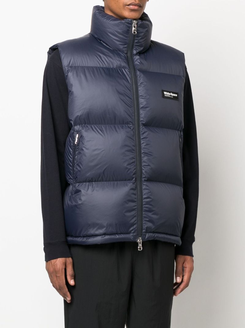 Blue Scott Padded Down Gilet
