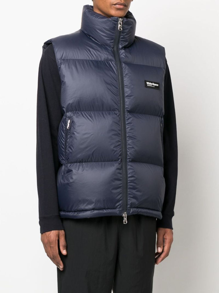 Blue Scott Padded Down Gilet