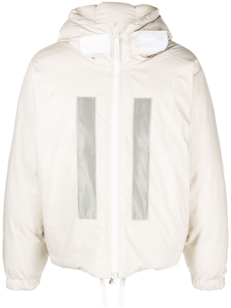 Neutral Marina Hooded Cotton Jacket