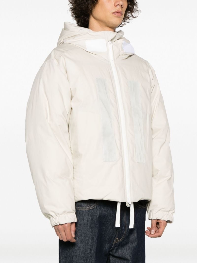 Neutral Marina Hooded Cotton Jacket