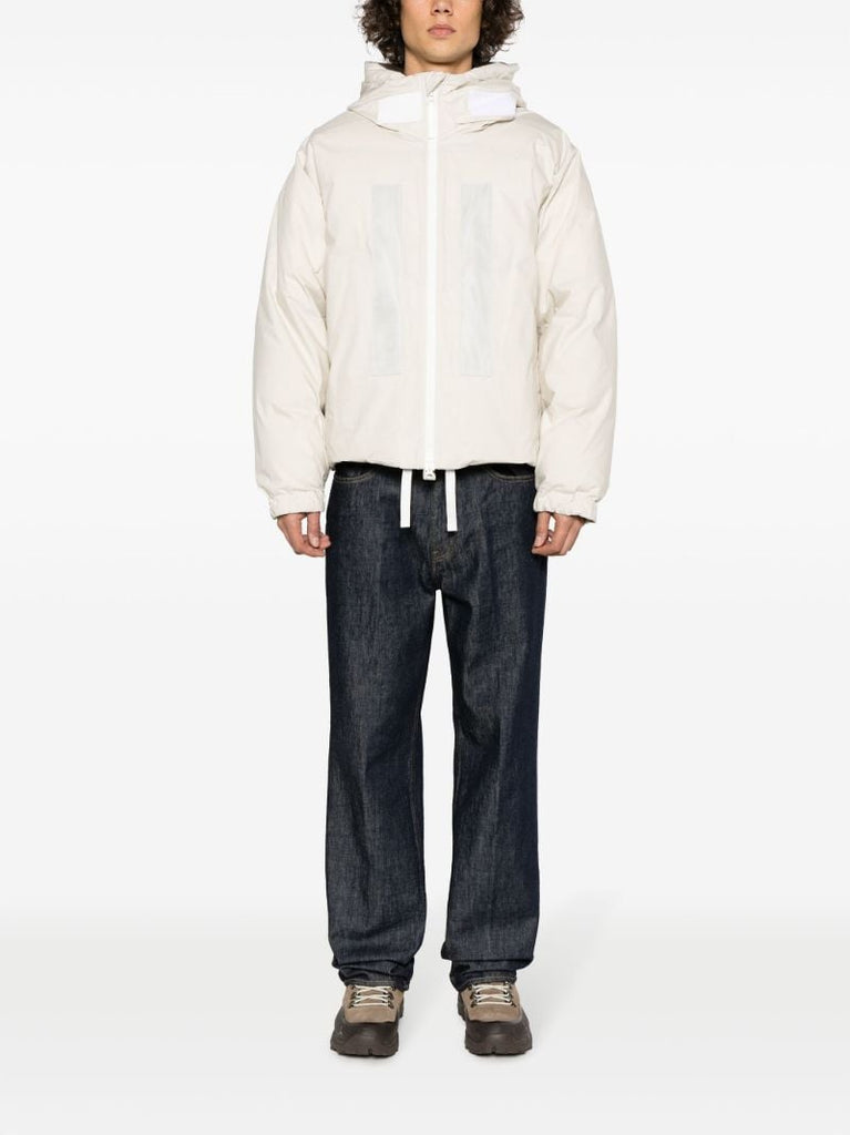 Neutral Marina Hooded Cotton Jacket