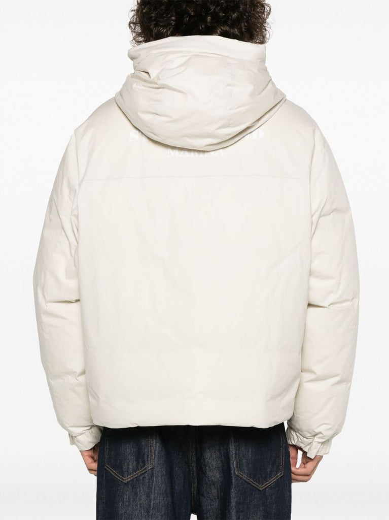Neutral Marina Hooded Cotton Jacket