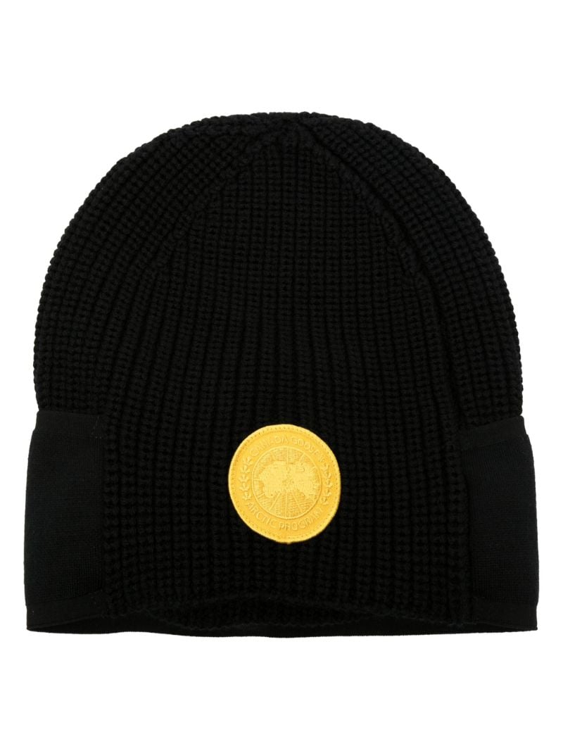 X Pyer Moss Black Balaclava 001 Beanie Hat
