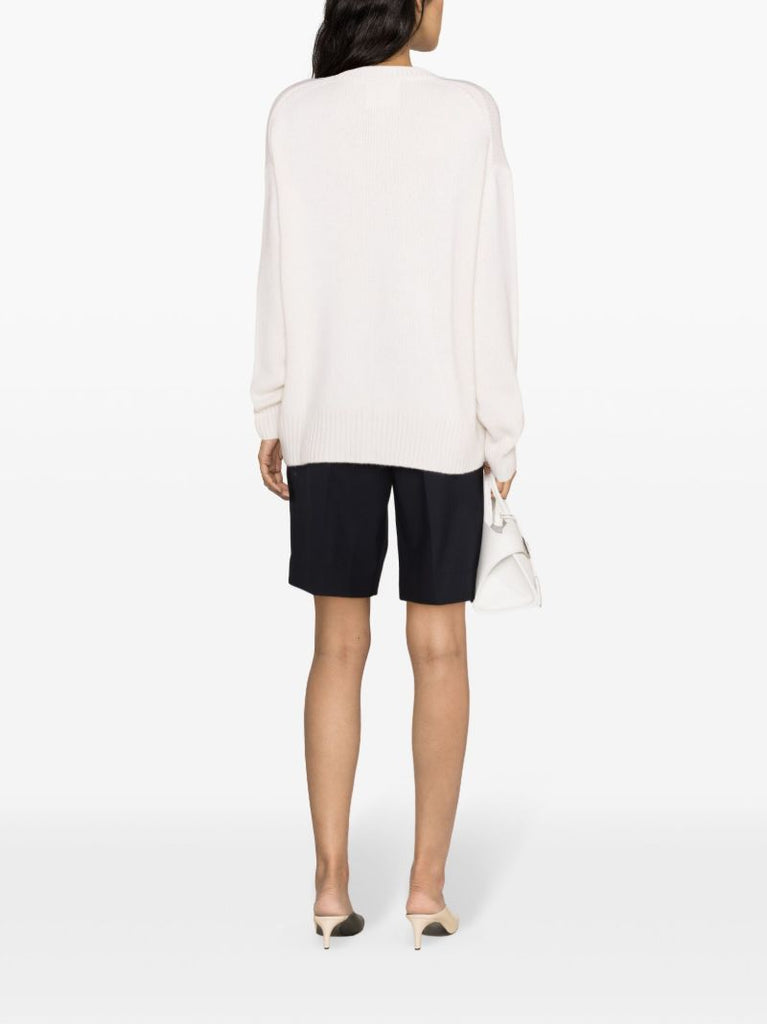 White Renske Cashmere Jumper