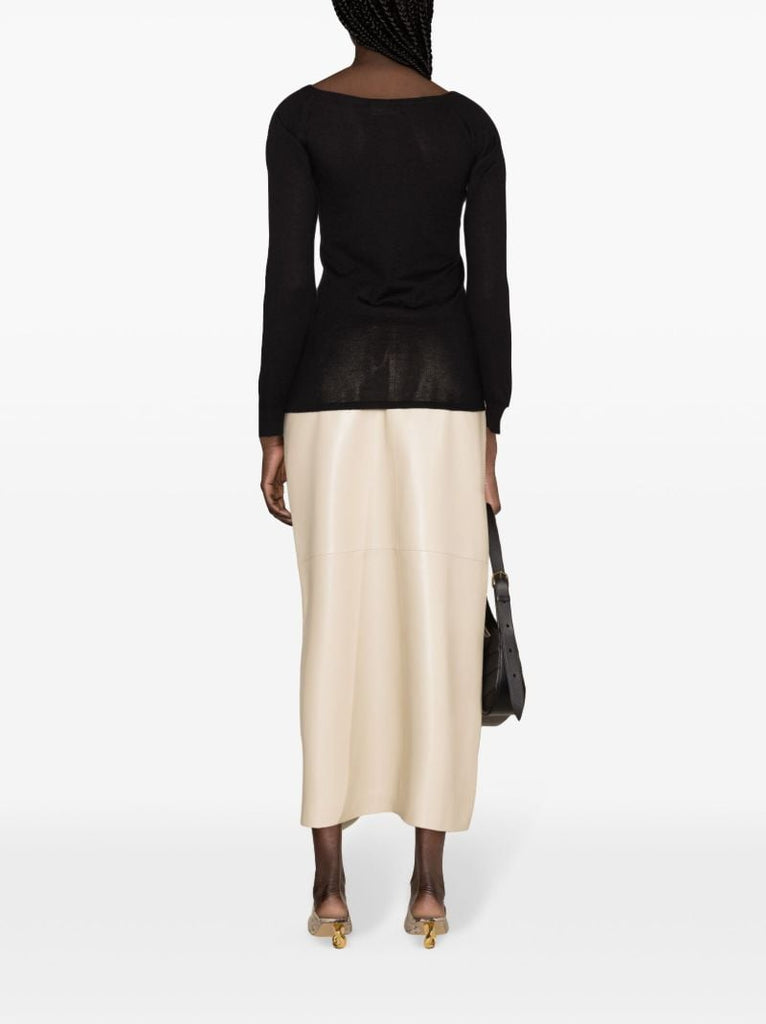 Black Jenny Cashmere Top