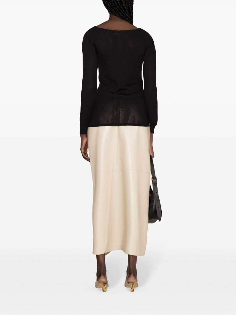 Black Jenny Cashmere Top