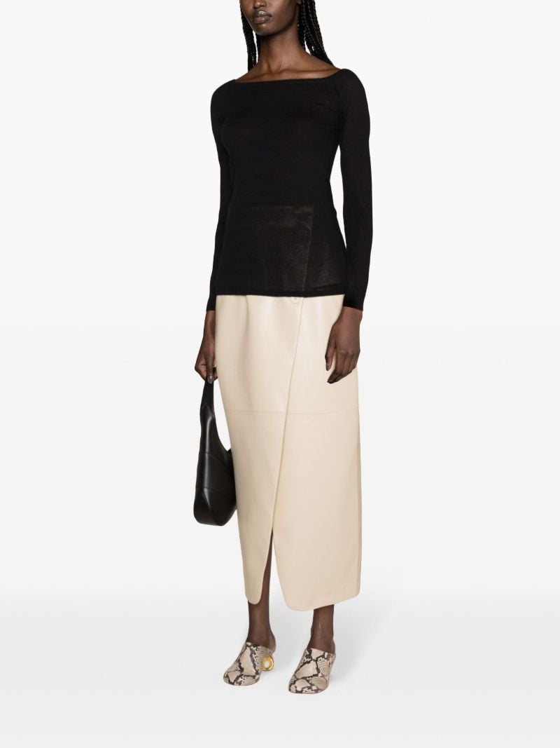Black Jenny Cashmere Top