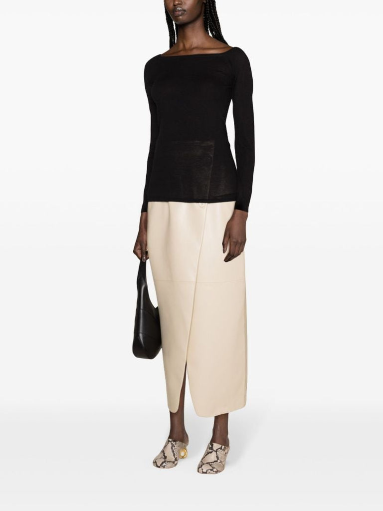 Black Jenny Cashmere Top