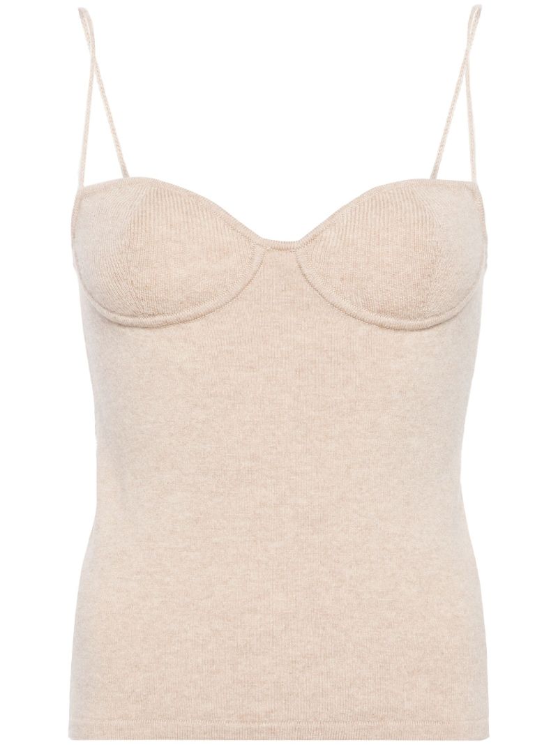 Beige Alicia Cashmere Top