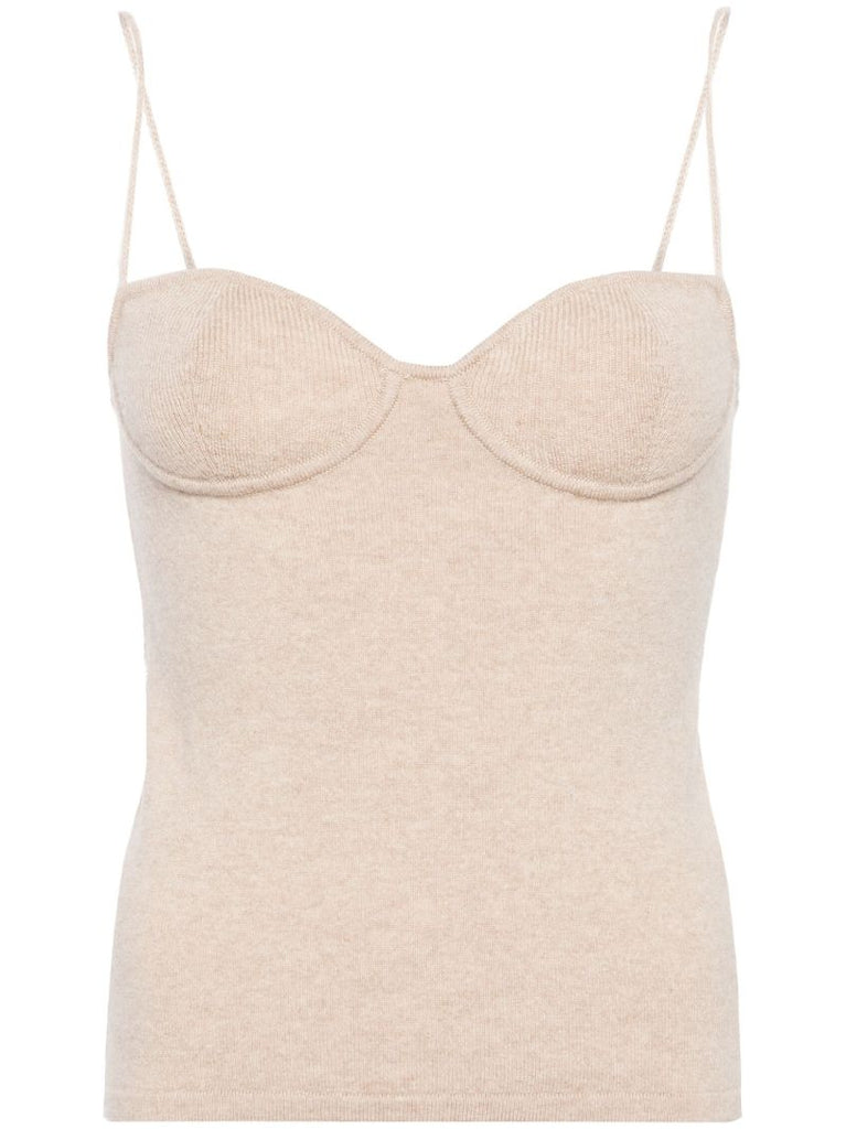 Beige Alicia Cashmere Top