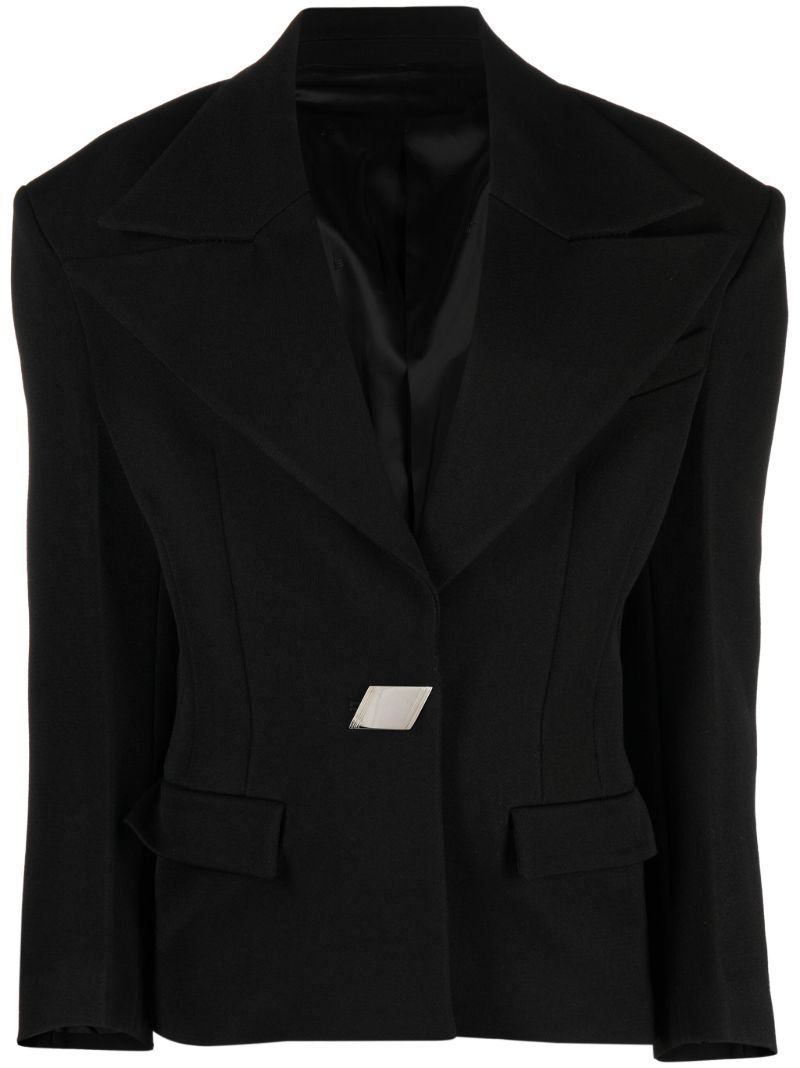 Black Single-breasted Blazer