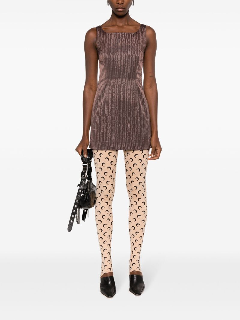 Neutral Fuseaux Moon-print Leggings