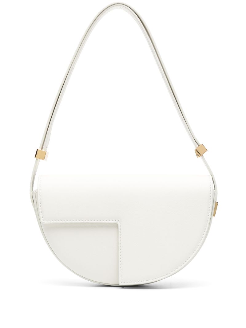 White Le Petit Patou Leather Shoulder Bag