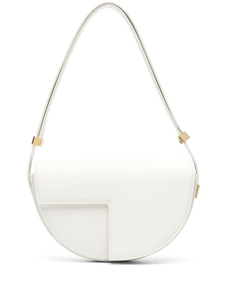 White Le Petit Patou Leather Shoulder Bag