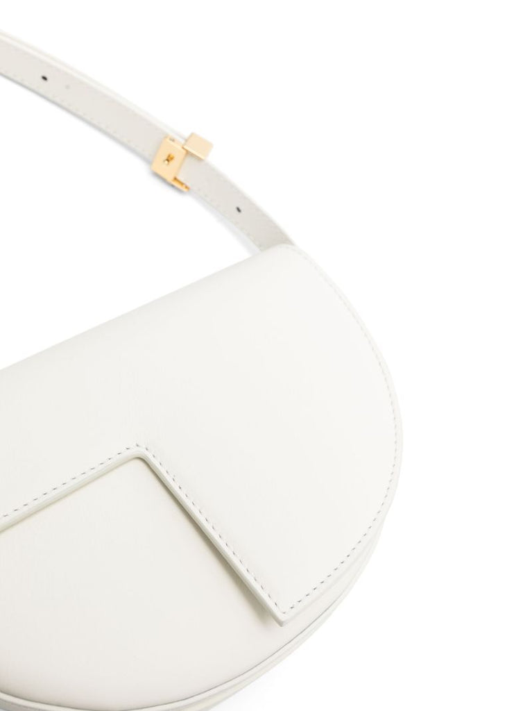 White Le Petit Patou Leather Shoulder Bag