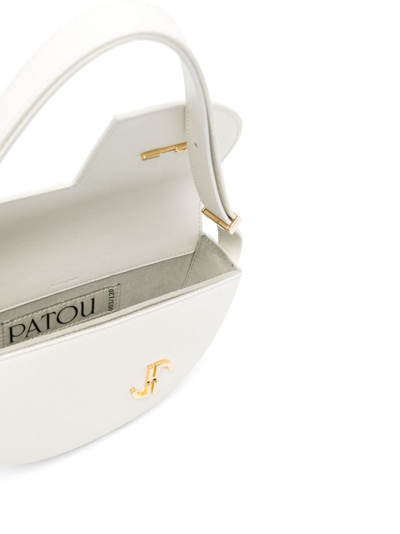 White Le Petit Patou Leather Shoulder Bag