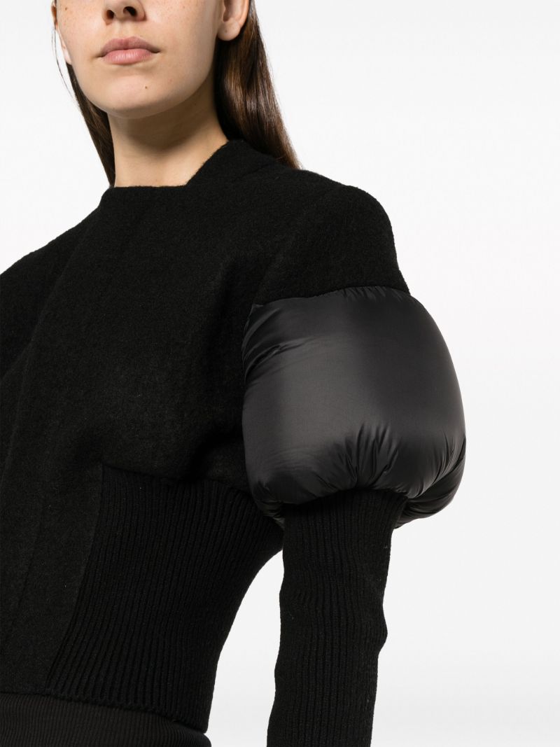 Black Bouchon Padded-panel Jacket