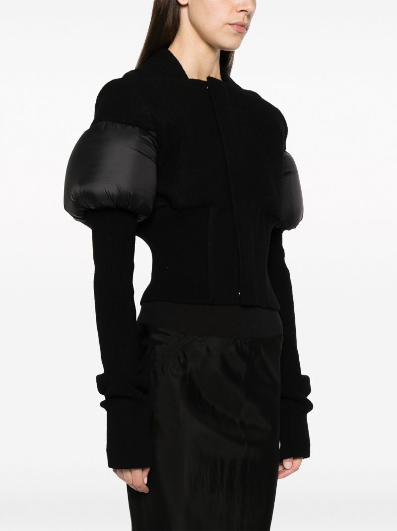 Black Bouchon Padded-panel Jacket