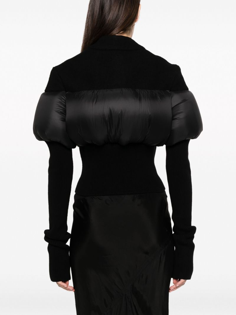 Black Bouchon Padded-panel Jacket