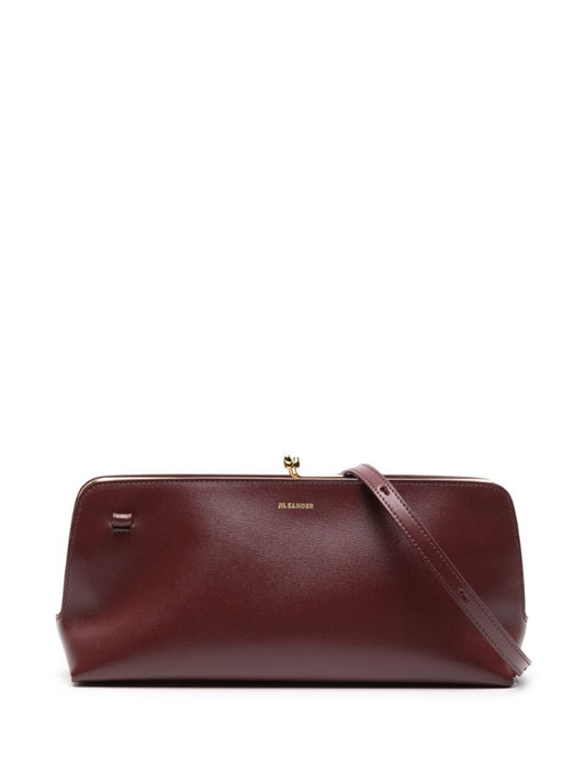 Purple Goji Leather Shoulder Bag