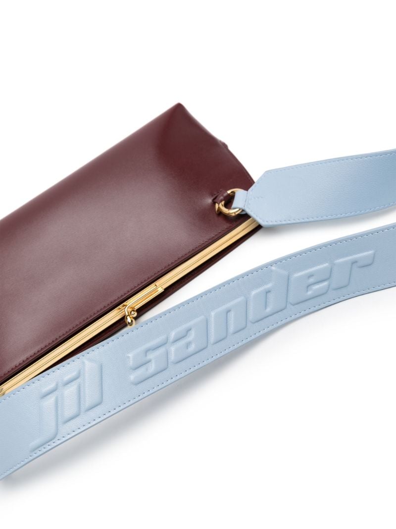 Purple Goji Leather Shoulder Bag