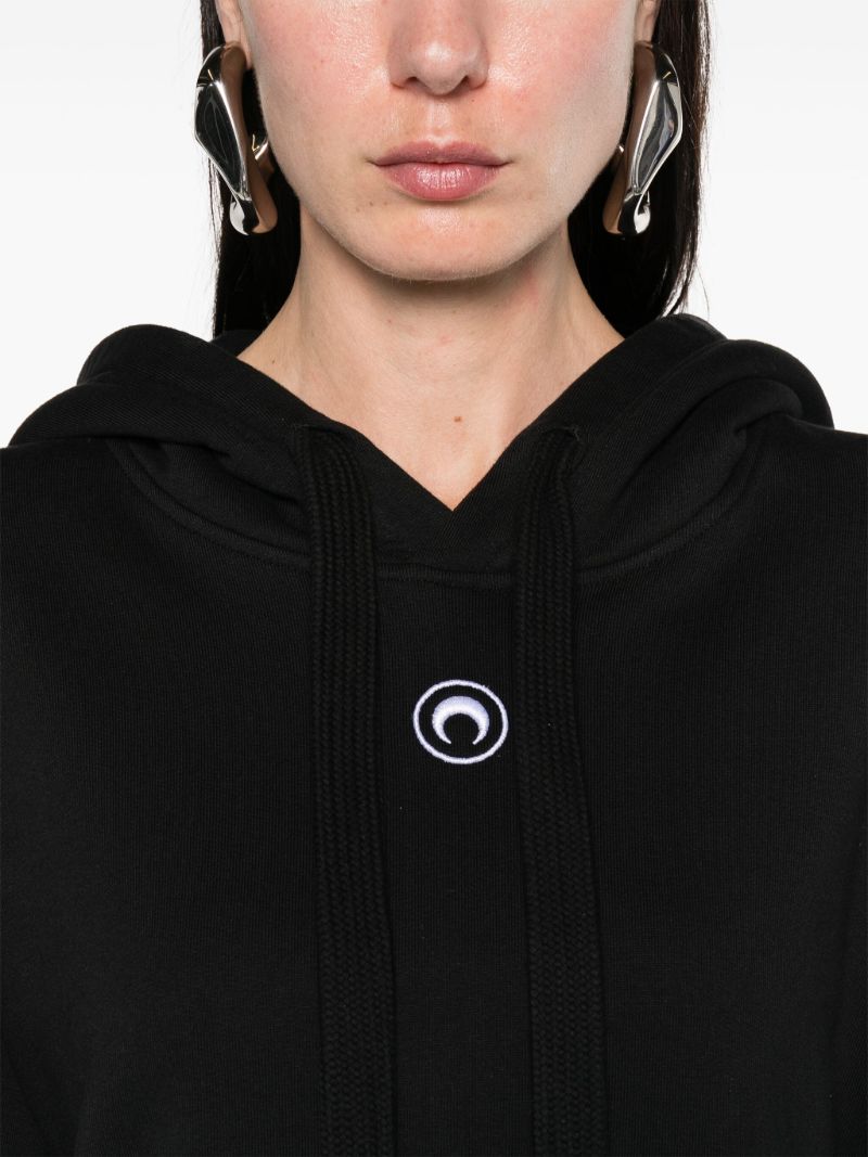 Black Regenerated Tote Bag Hoodie
