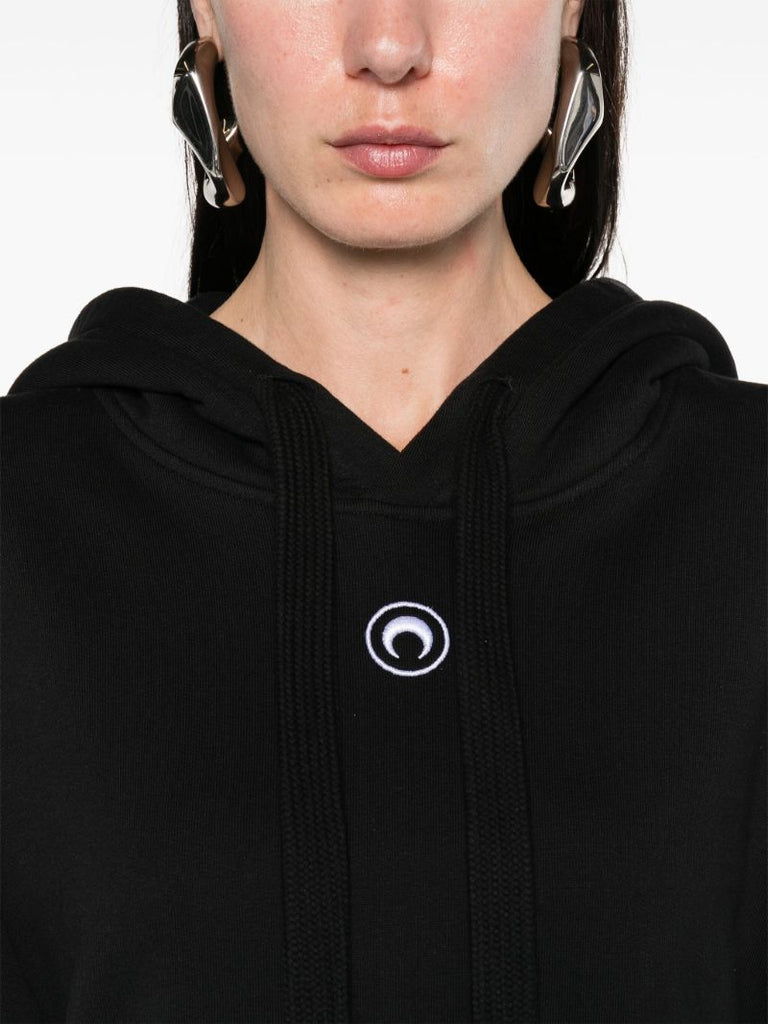 Black Regenerated Tote Bag Hoodie