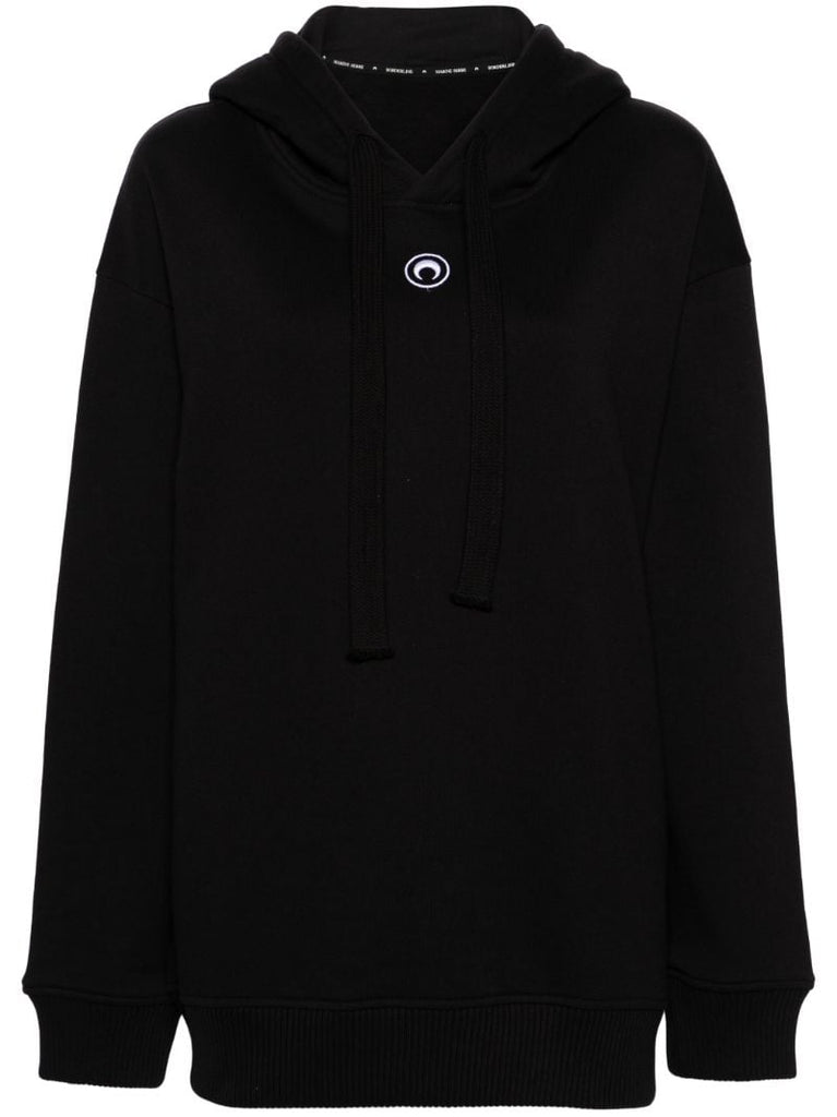 Black Regenerated Tote Bag Hoodie