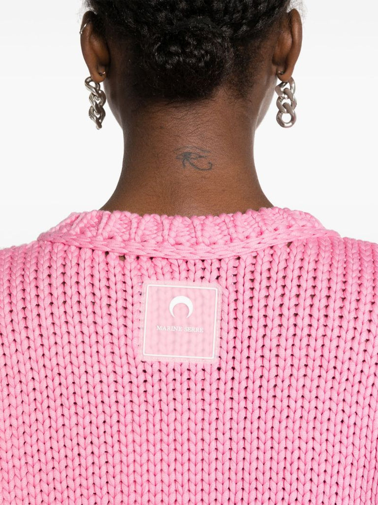 Pink Chunky Knit Sweater