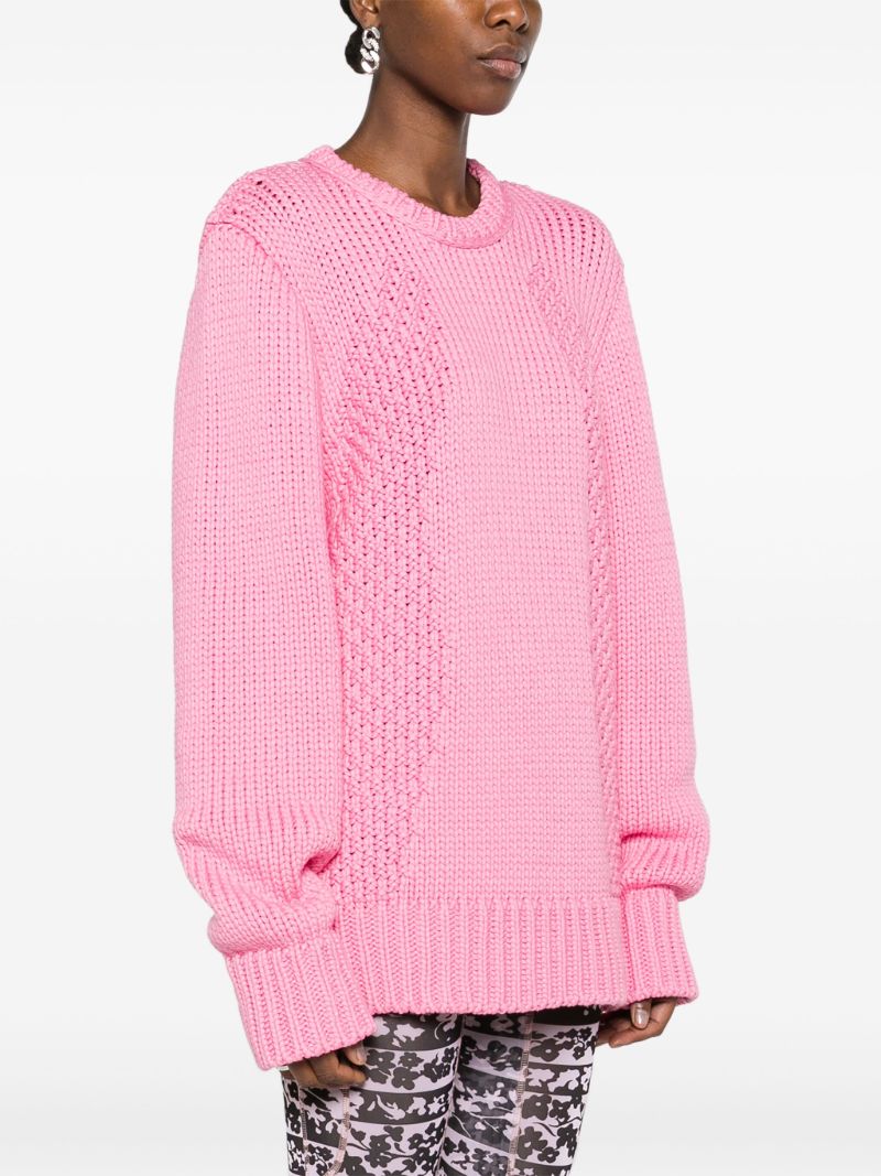 Pink Chunky Knit Sweater