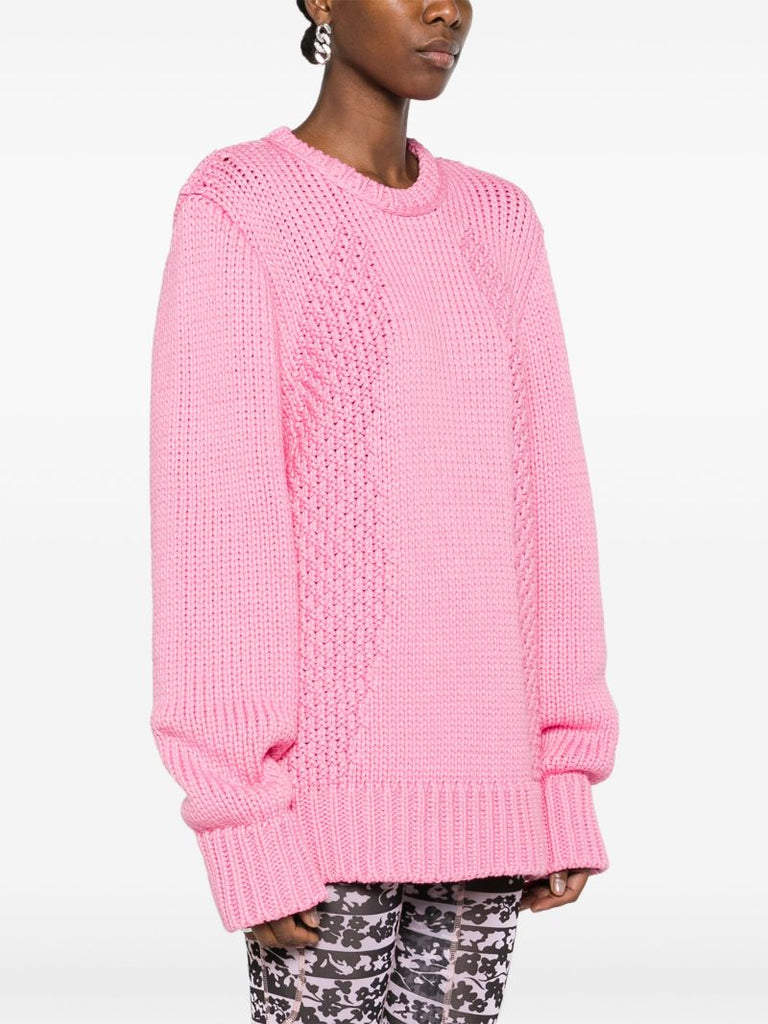 Pink Chunky Knit Sweater
