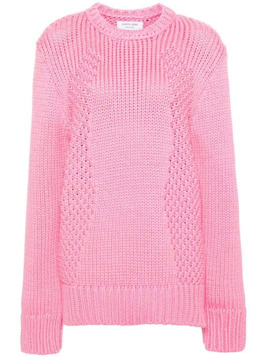 Pink Chunky Knit Sweater