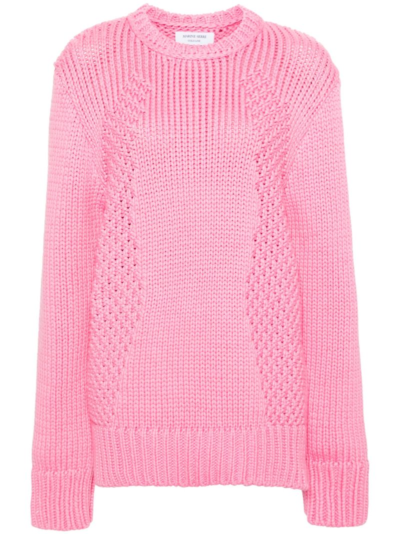 Pink Chunky Knit Sweater