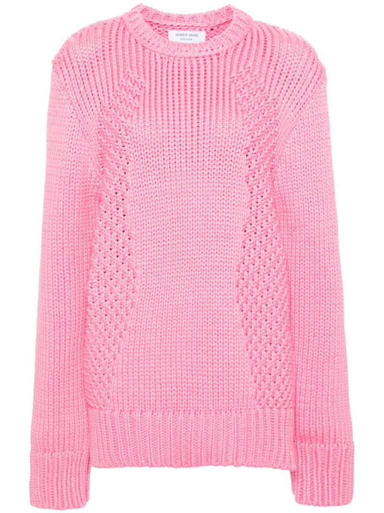 Pink Chunky Knit Sweater