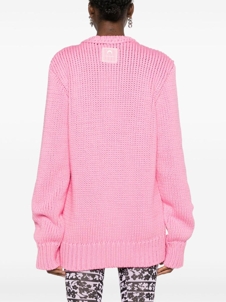 Pink Chunky Knit Sweater