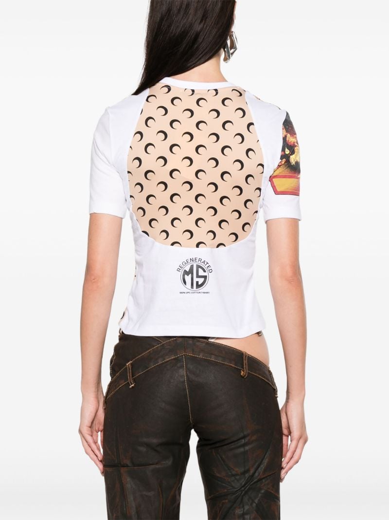 White Regenerated Graphic T-shirt