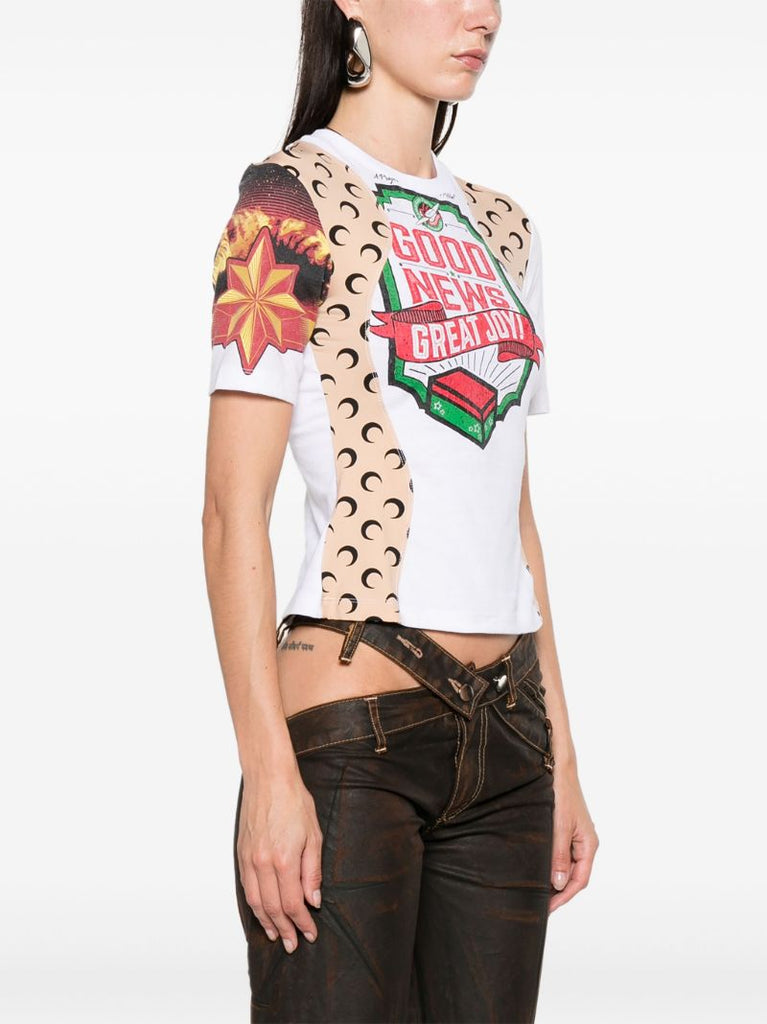 White Regenerated Graphic T-shirt