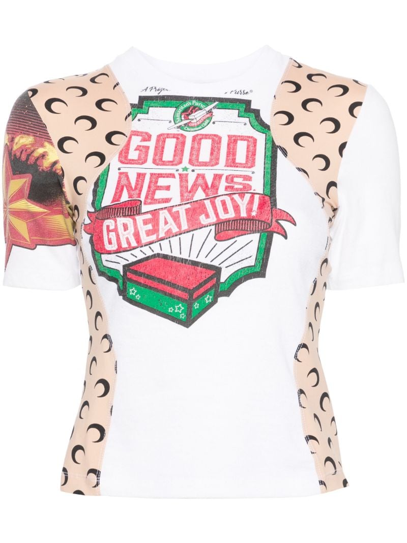 White Regenerated Graphic T-shirt