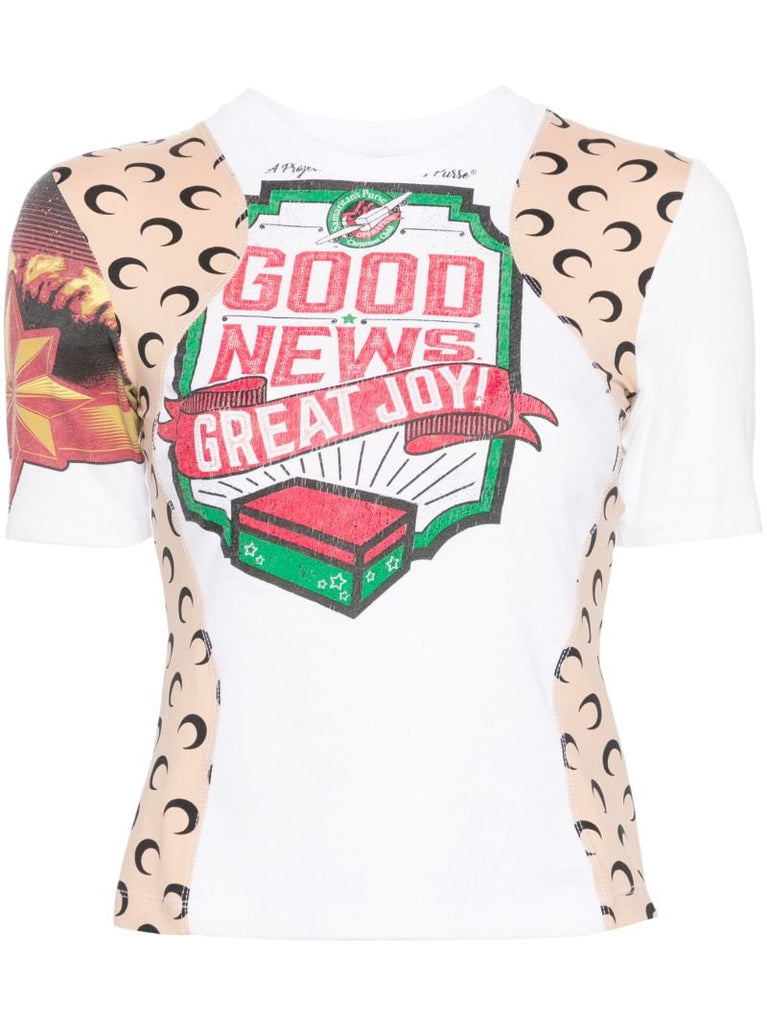 White Regenerated Graphic T-shirt